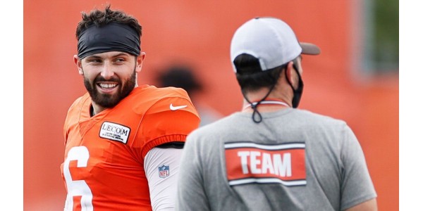 Cleveland Browns antoi Baker Mayfieldille mahdollisuuden esiintyä viimeisellä kaudella